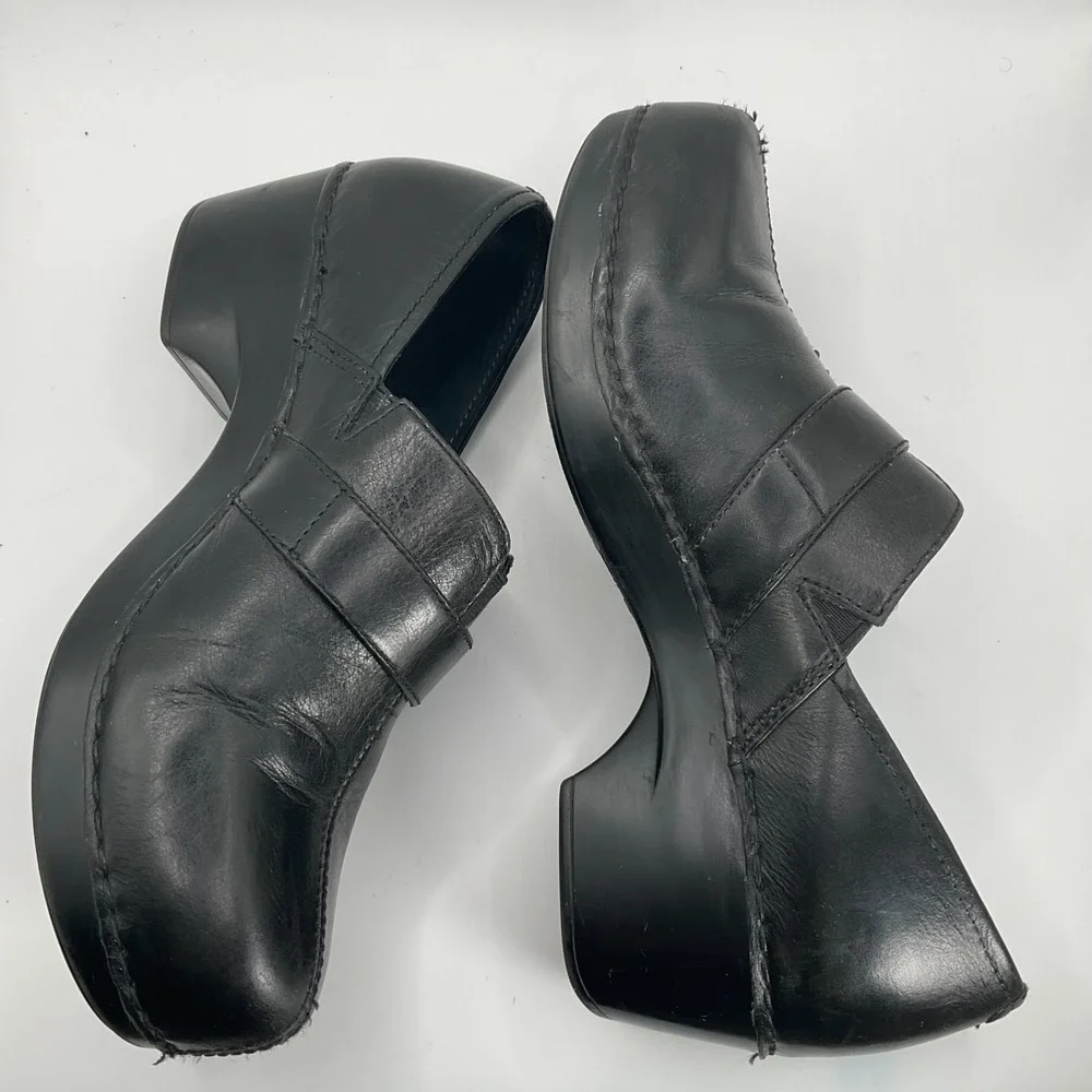 Dansko Tamara Leather Buckle Monk Strap Clog Slip-On Comfort Occupational EU 38 - Picture 4 of 12